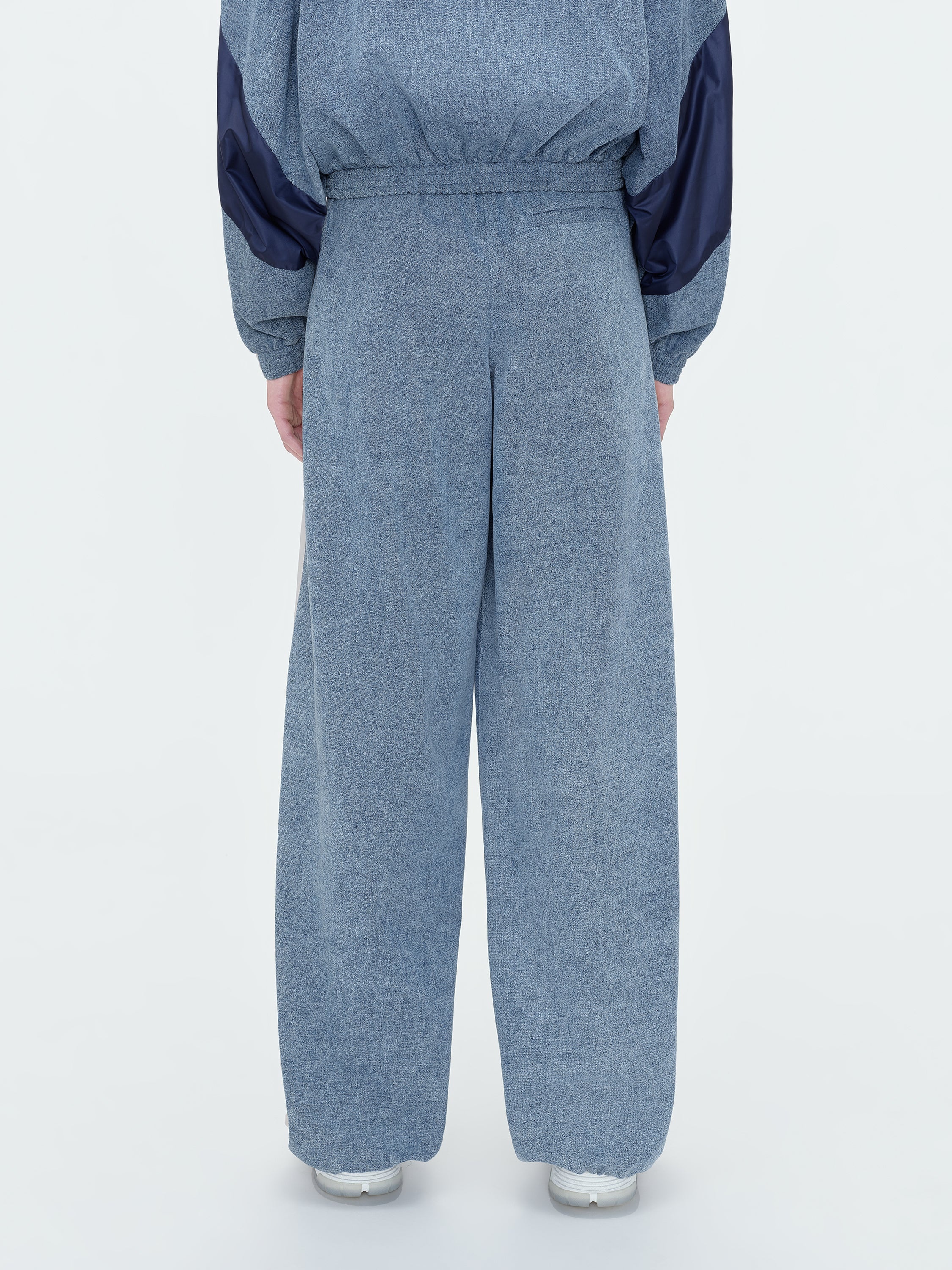 M.A. CHAMBRAY TRACK PANTS - 5