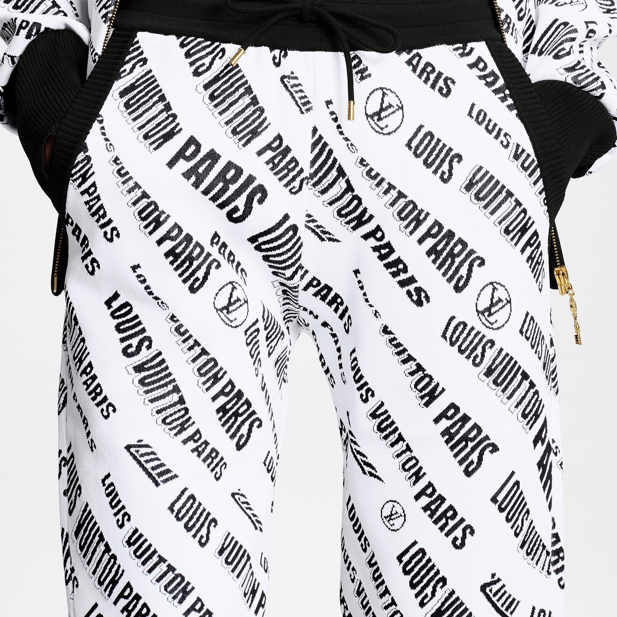 Slanted Signature Jacquard Jogging Pants - 3