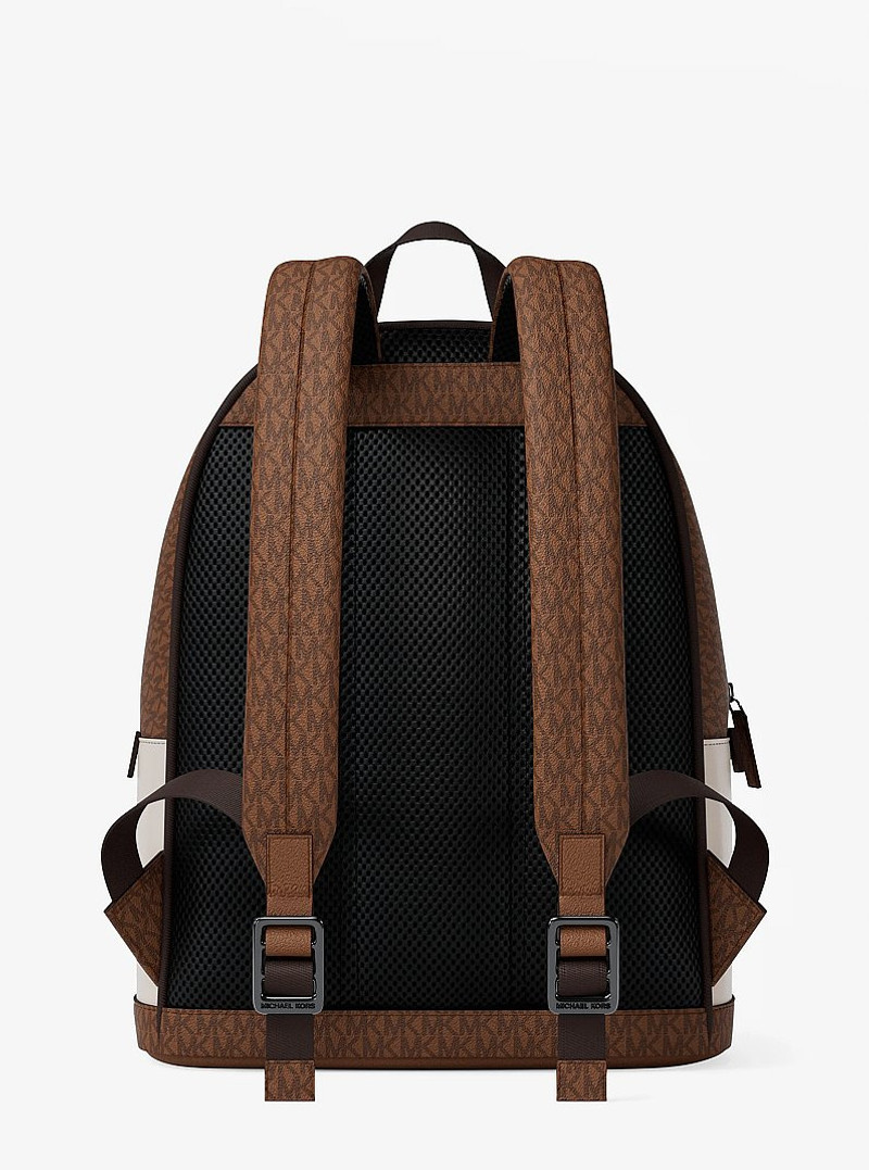 Cooper Medium Pebbled Leather and Signature Logo Commuter Backpack 5