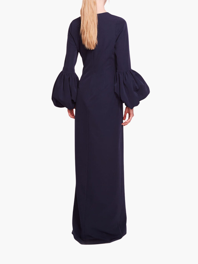 Marchesa PUFFED SLEEVE COLUMN GOWN outlook
