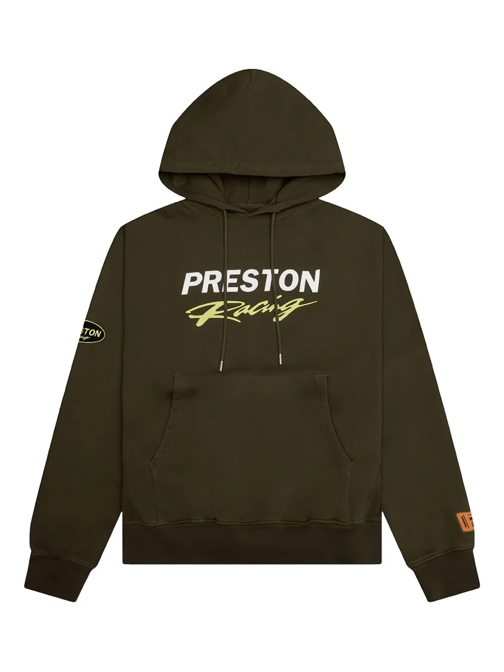 Preston Racing skull-patch hoodie - 1
