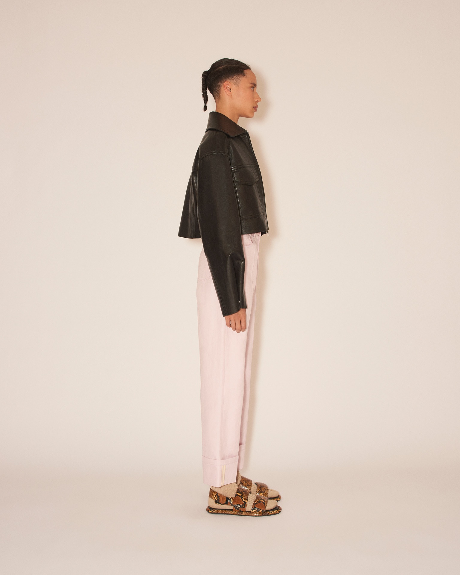 LOUA - Workwear straight leg jeans - Rosewater - 4