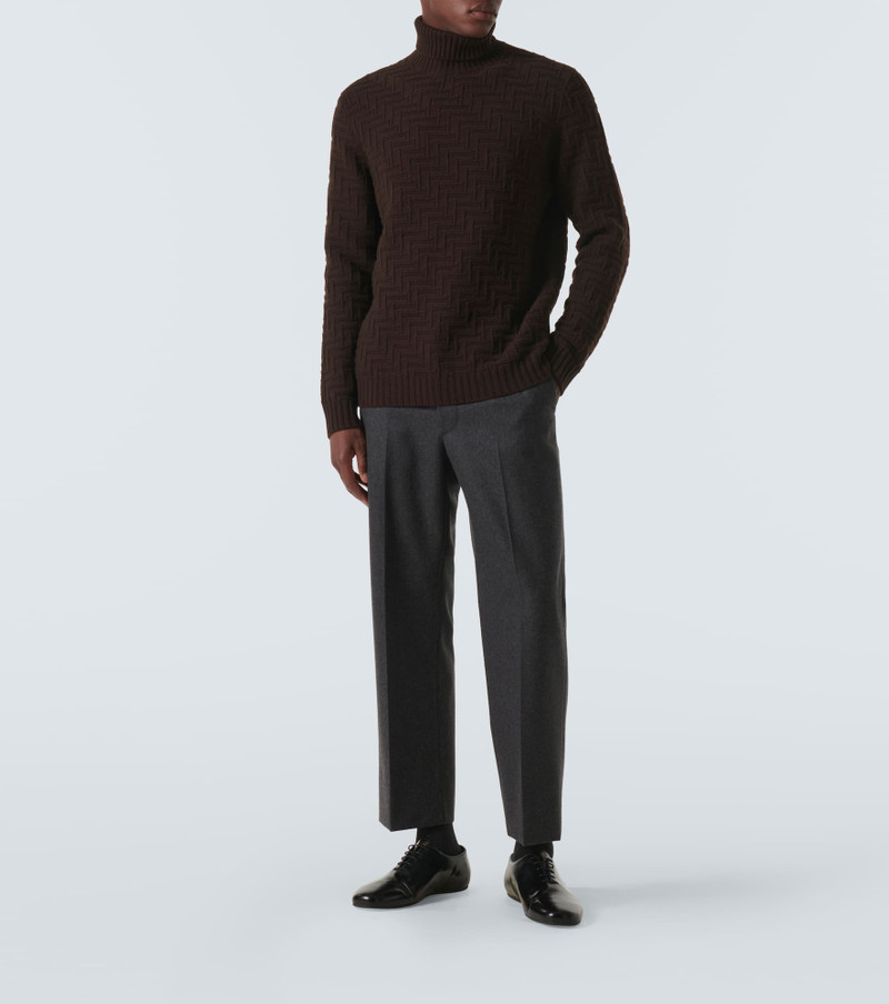 Prada Wool and cashmere turtleneck sweater outlook