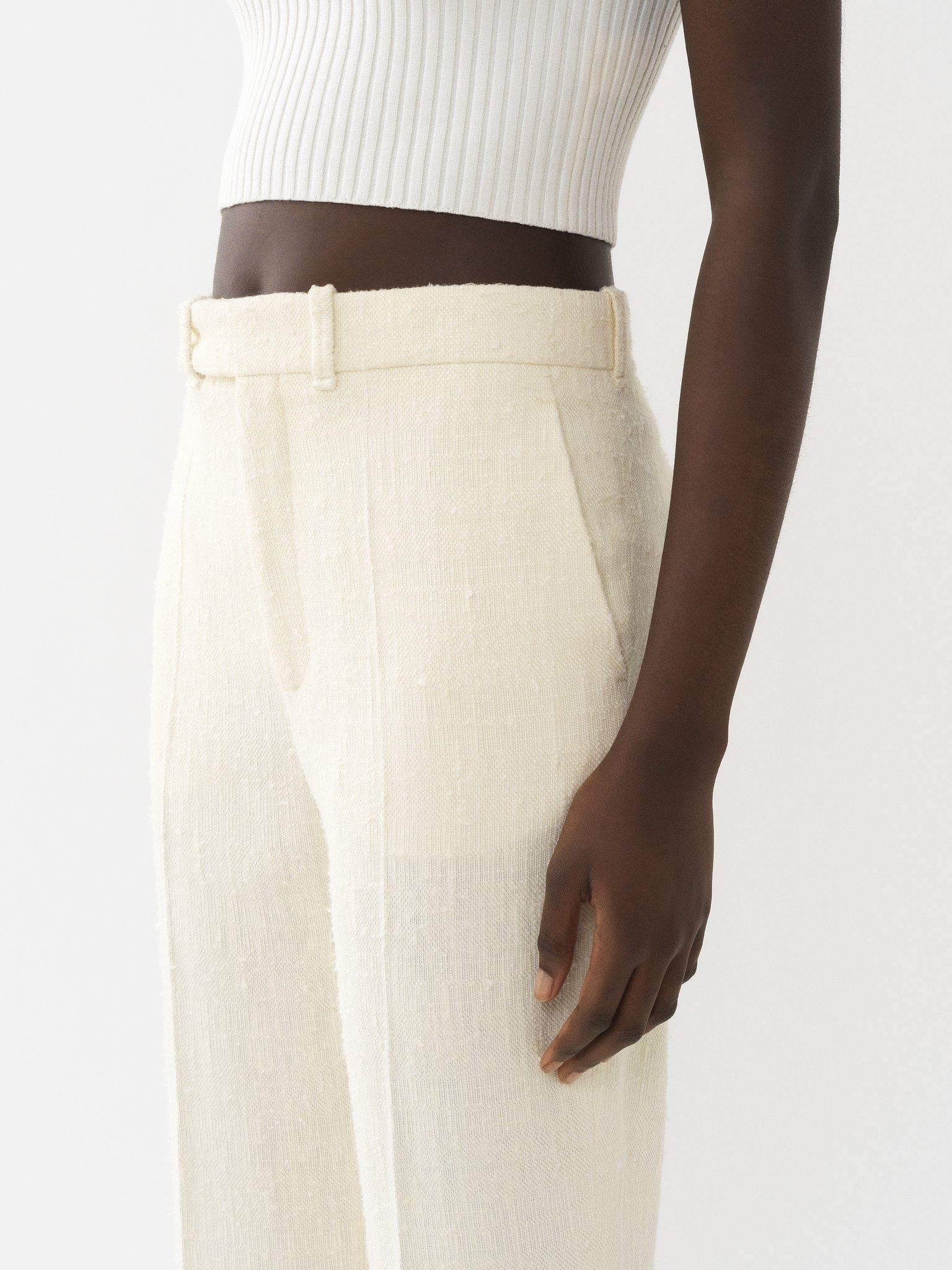 CROPPED TAILORED PANTS - 6