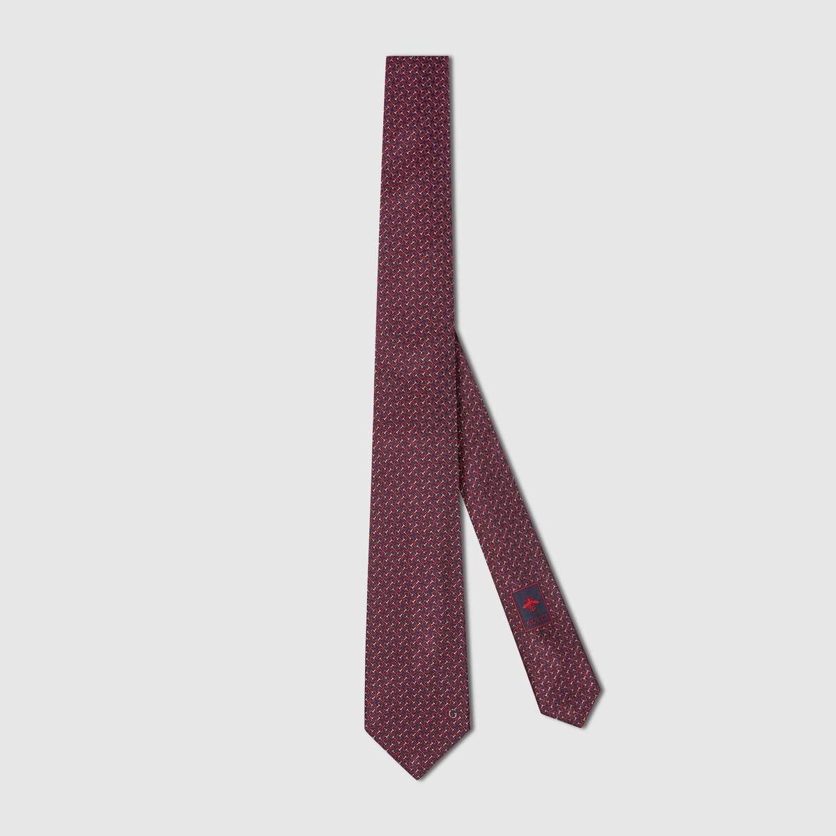 Horsebit silk tie - 1