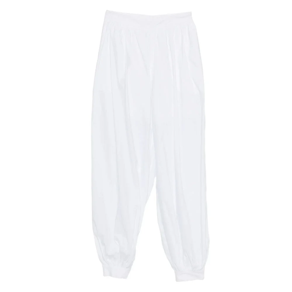 Rotate White Trousers - Tapered Trousers Women - 1