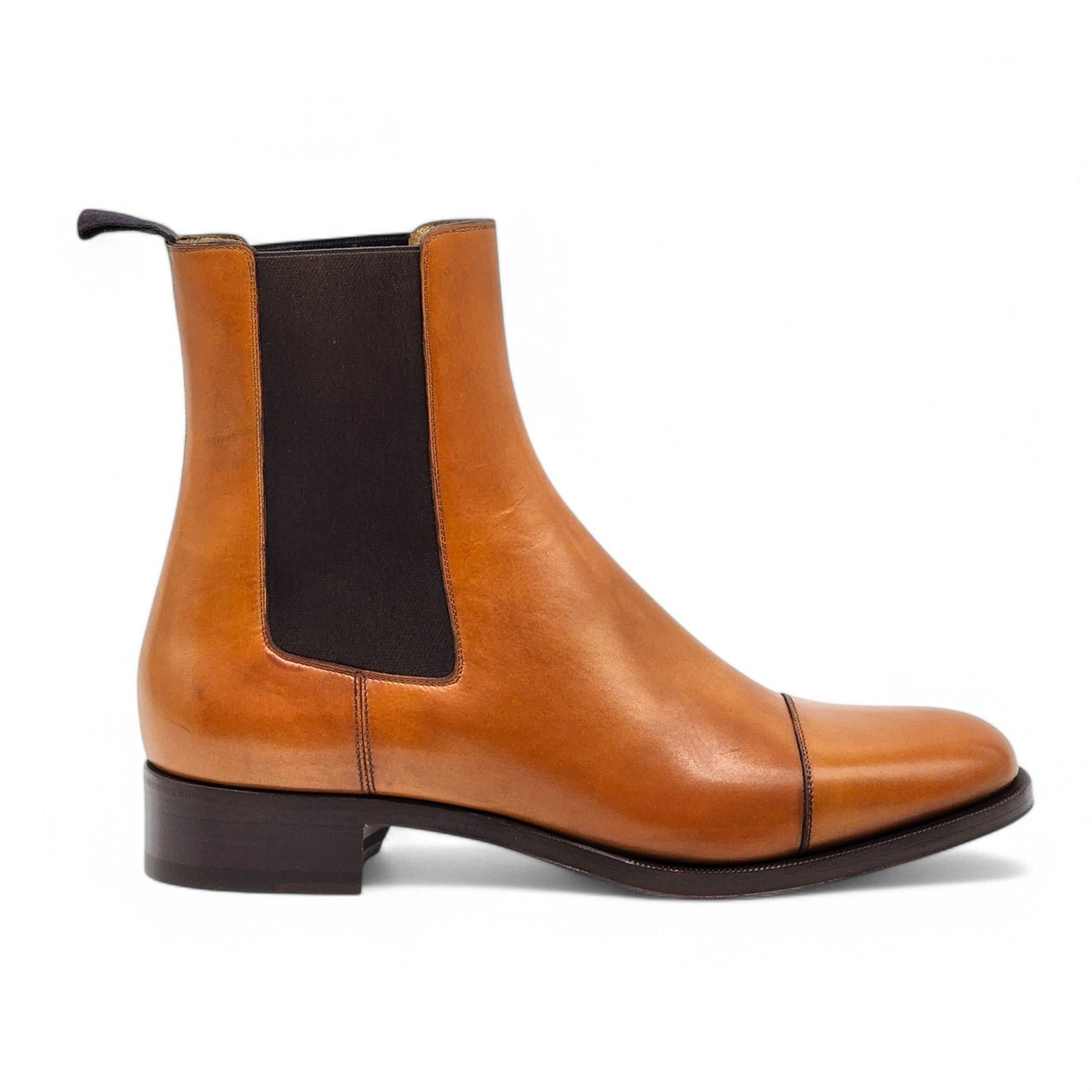Christian Louboutin Antonio Chelsea Leather Boots Brown EU 42 US 9 - 2