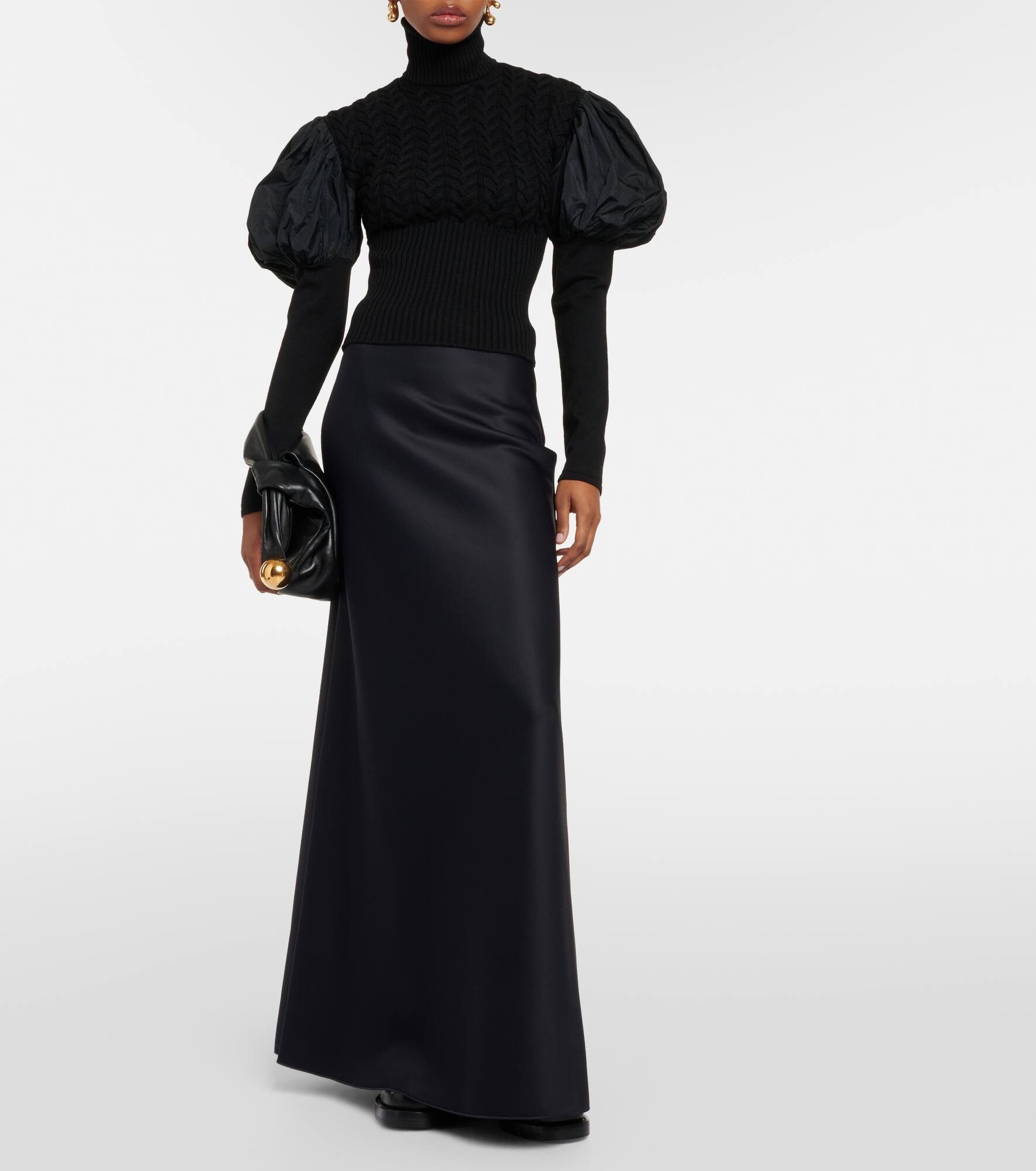 Clavier cotton-blend jersey maxi skirt - 2