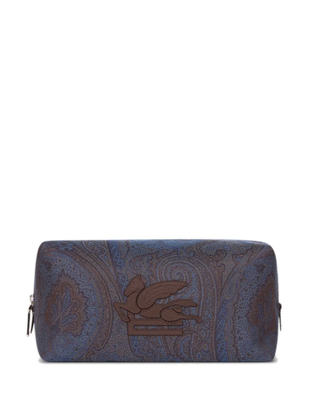 medium paisley-print Pegaso-motif wash bag - 1