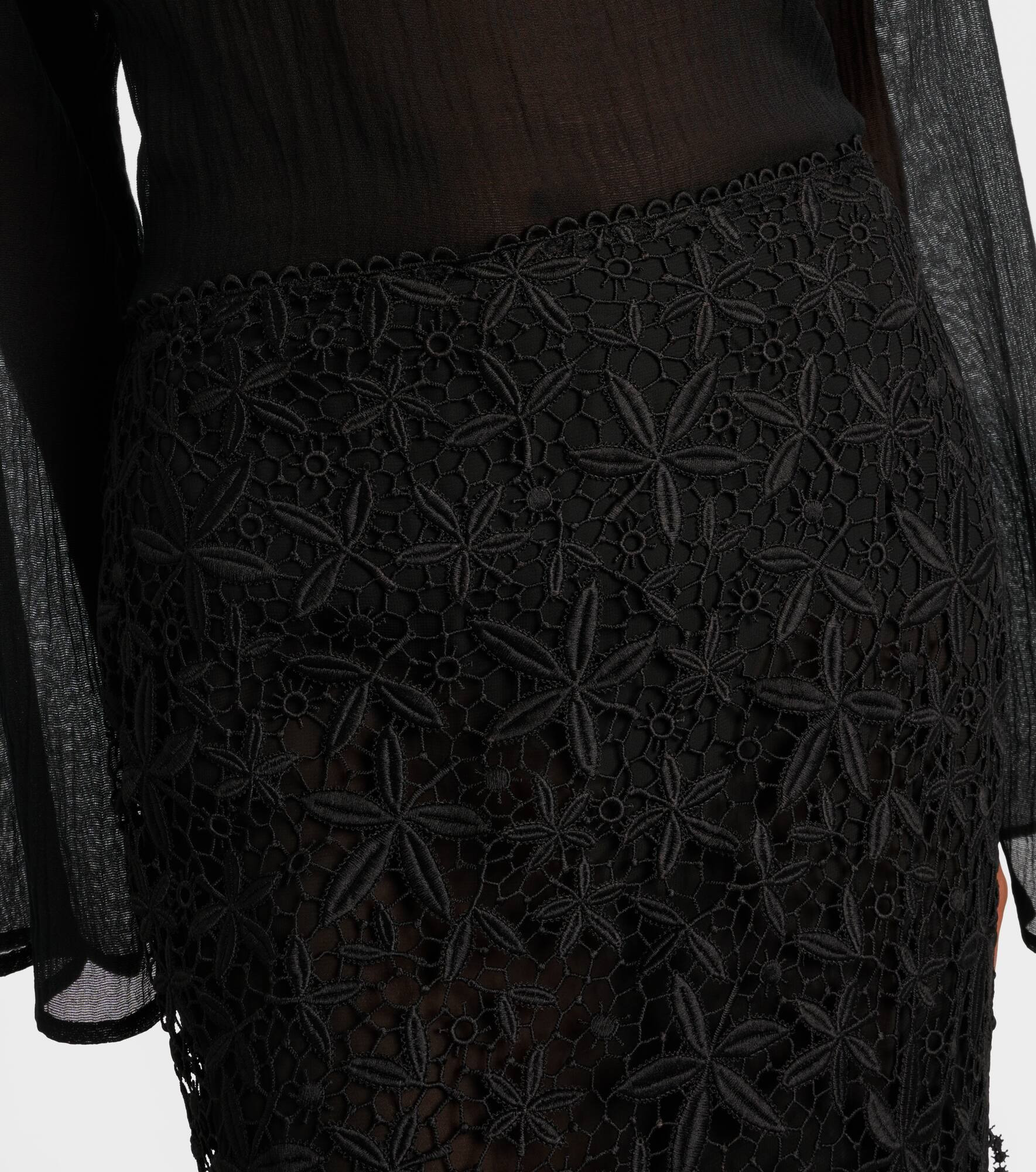 Low-rise maxi skirt - 4