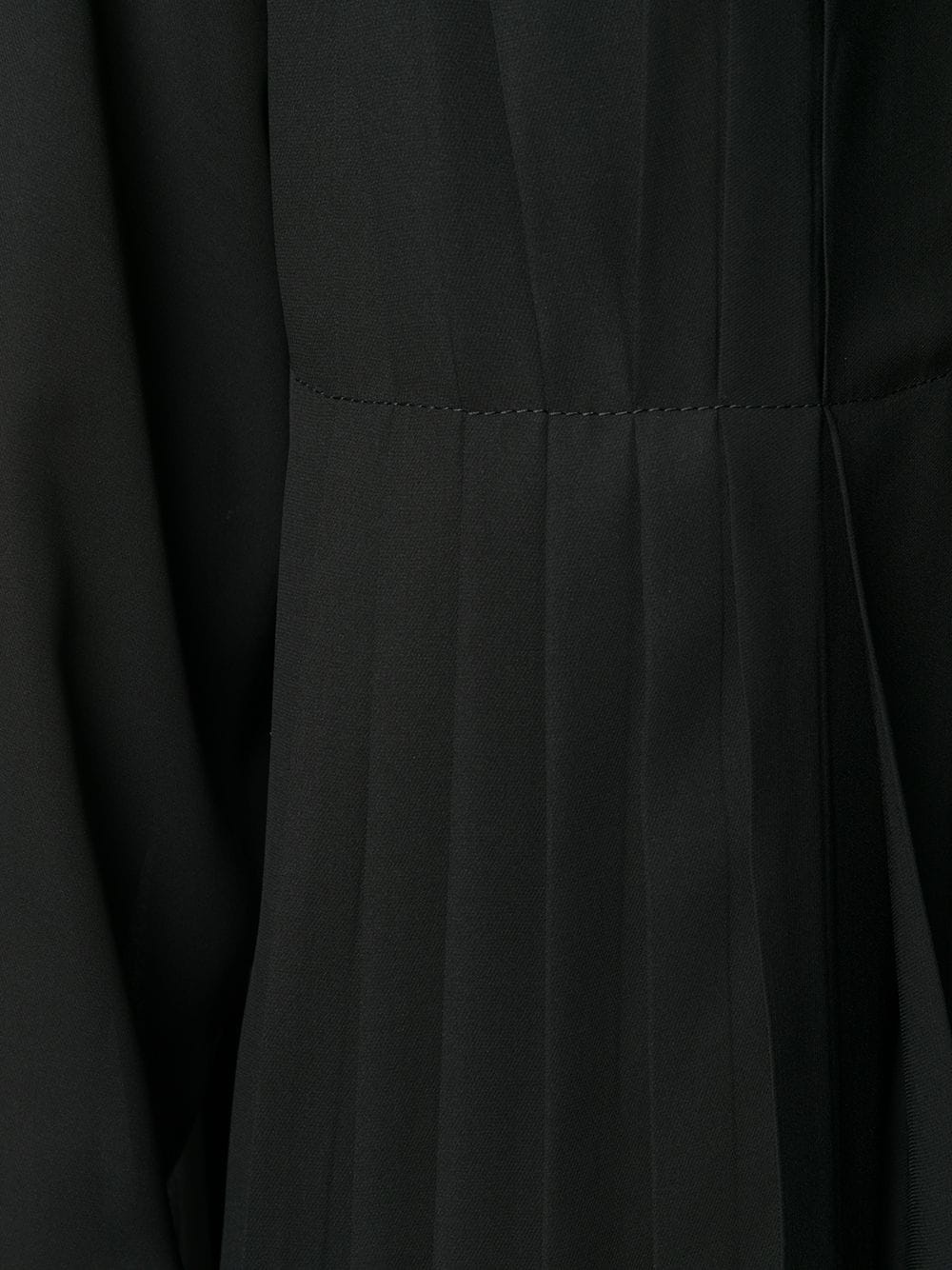 scarf-detail midi dress - 5