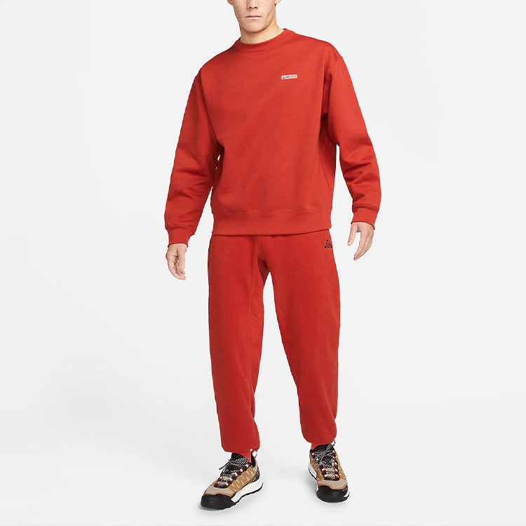 Nike ACG Casual Sports Knit Round Neck Long Sleeves Red DM9942-671 - 3