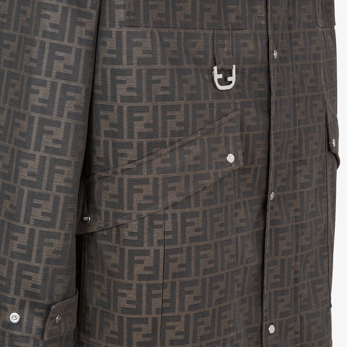 【関税込み】fendi STRIPED BLOUSON FENDI x JOHN BOOTH Size 40 Yellow Blue Stripe Cotton Lamb