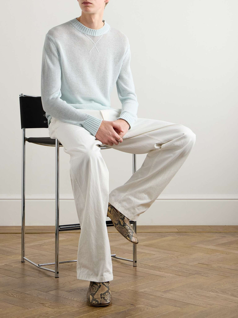 Jil Sander Logo-Embroidered Cotton Sweater outlook