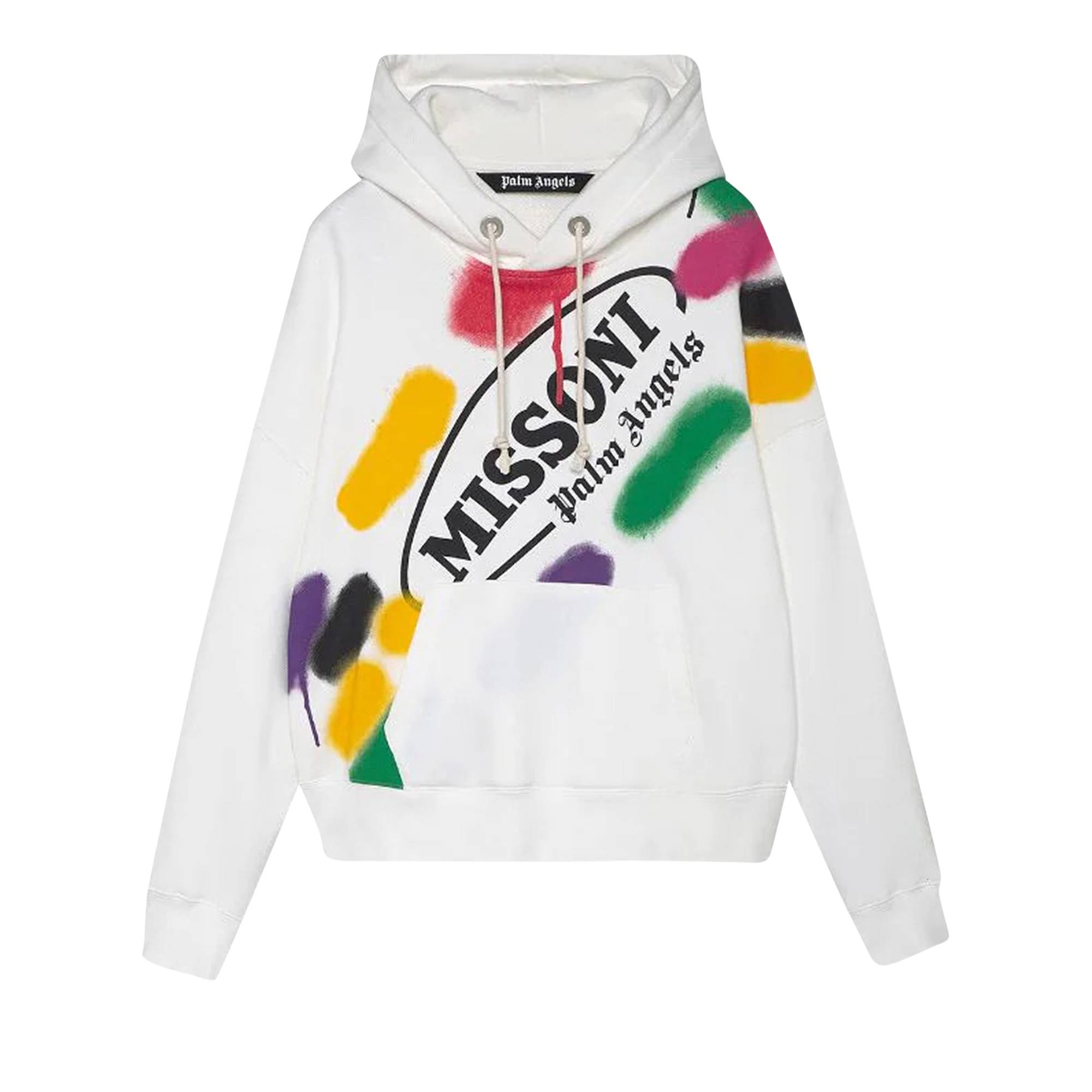 Palm Angels x Missoni Sport Hoodie 'White/Black' - 1