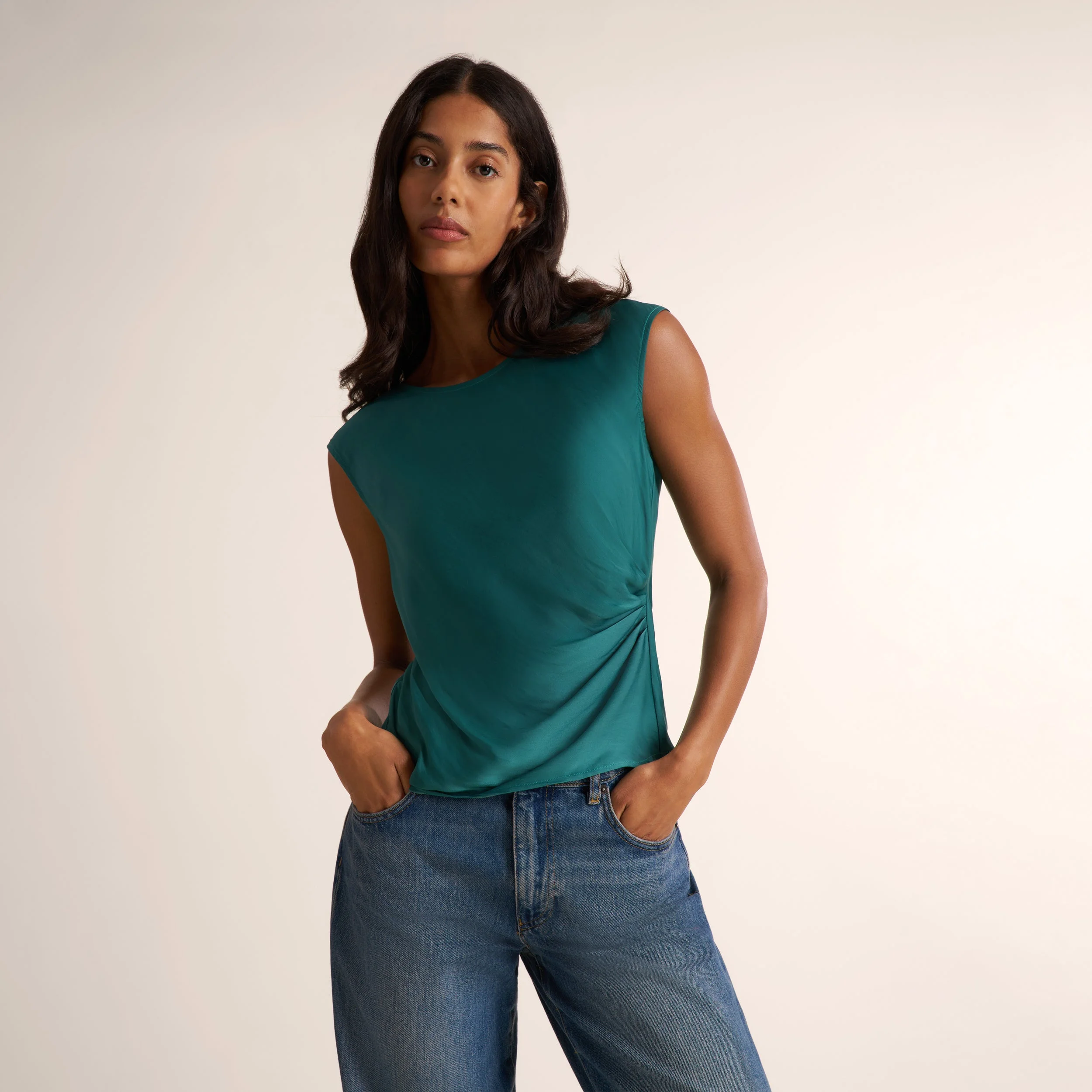 Brooke Definition Top - Eco Drape - 1