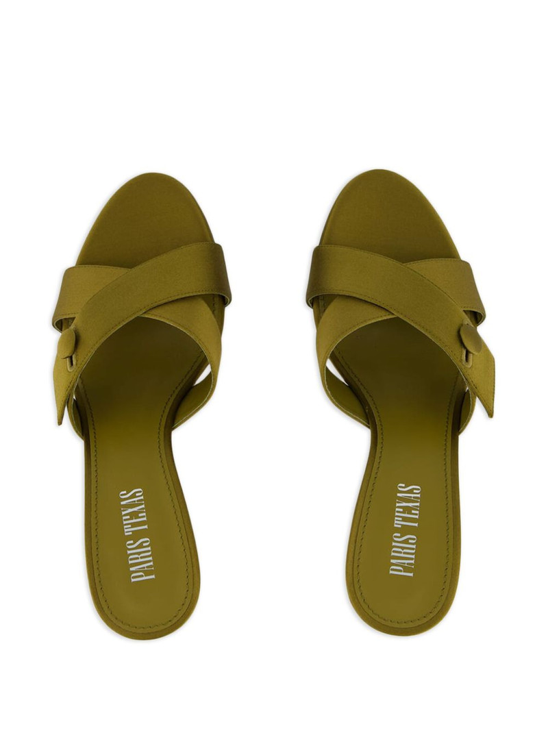 Lidia satin cross-strap sandals 3