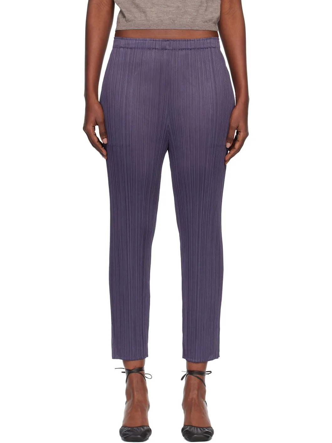 Gray Monthly Color July Trousers - 1