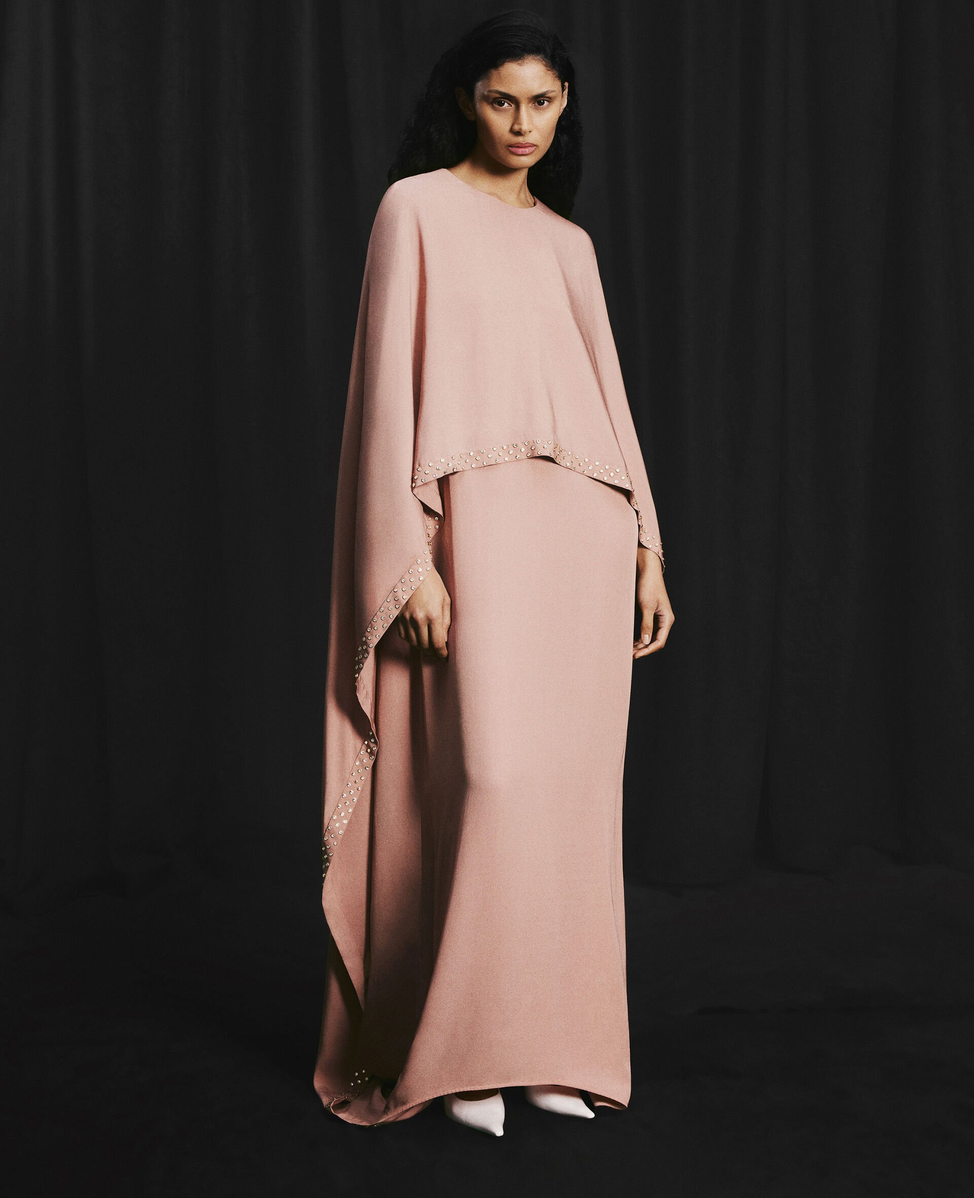 Lead-Free Crystal Cape Gown - 2