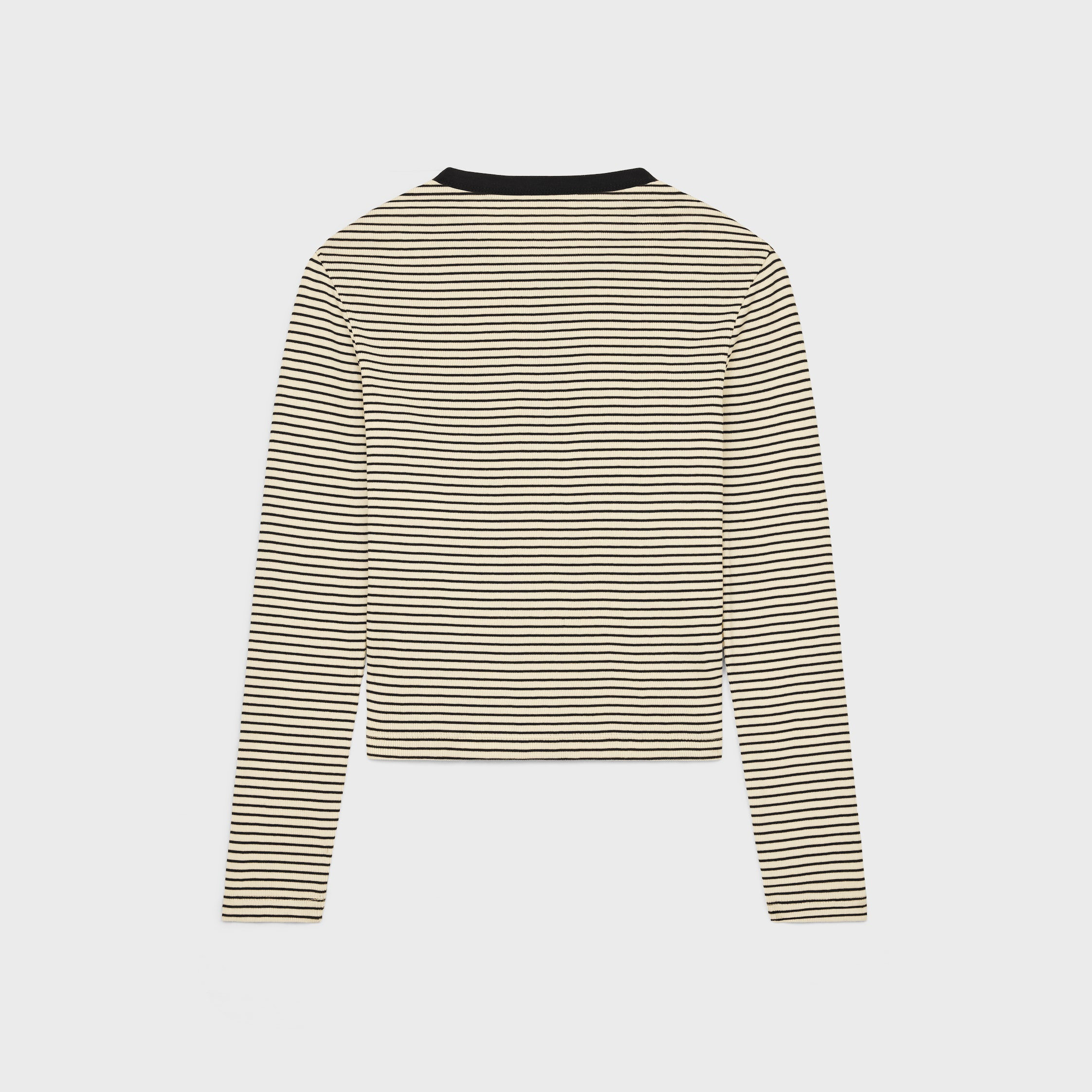 triomphe t-shirt in striped cotton - 2