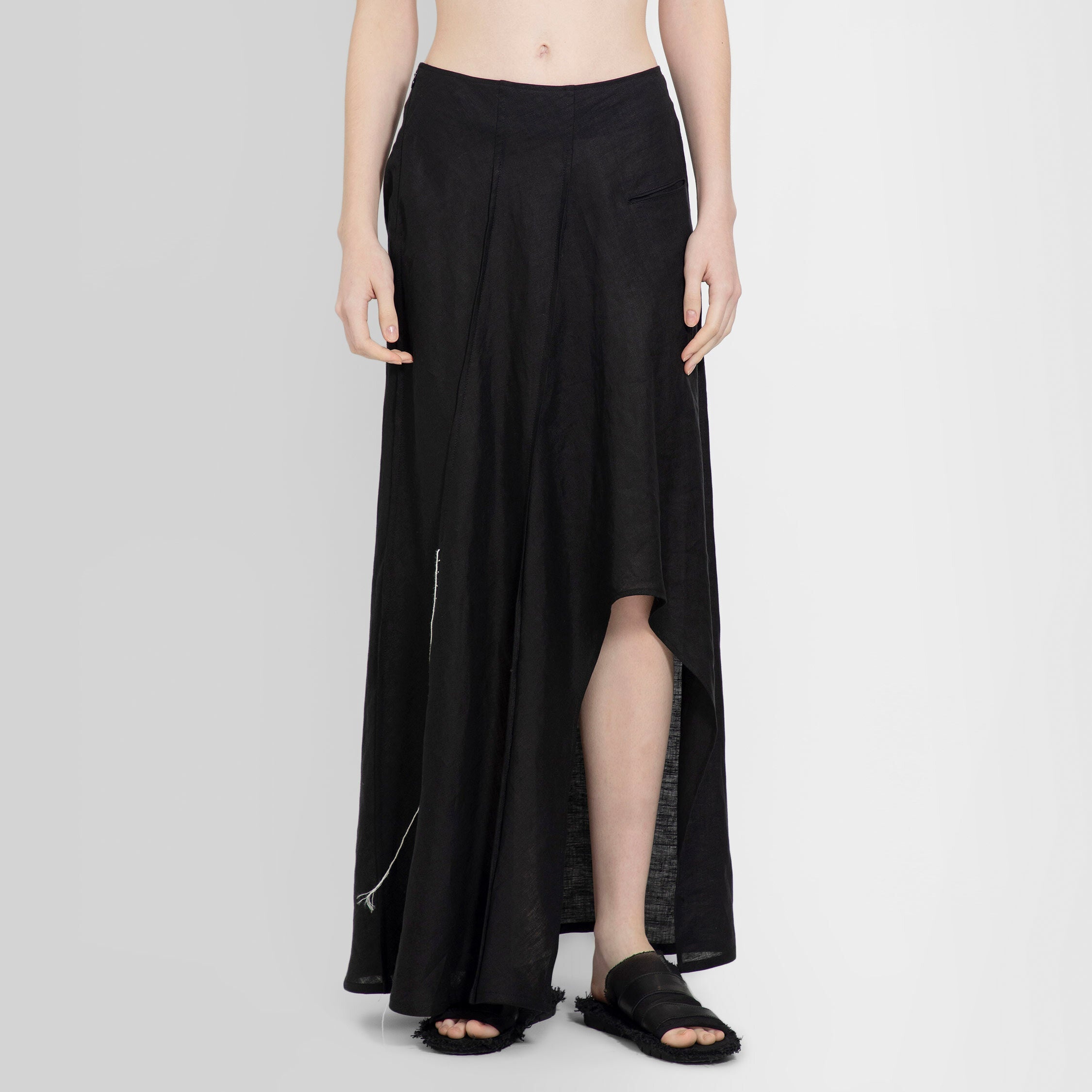 YOHJI YAMAMOTO WOMAN BLACK SKIRTS - 7