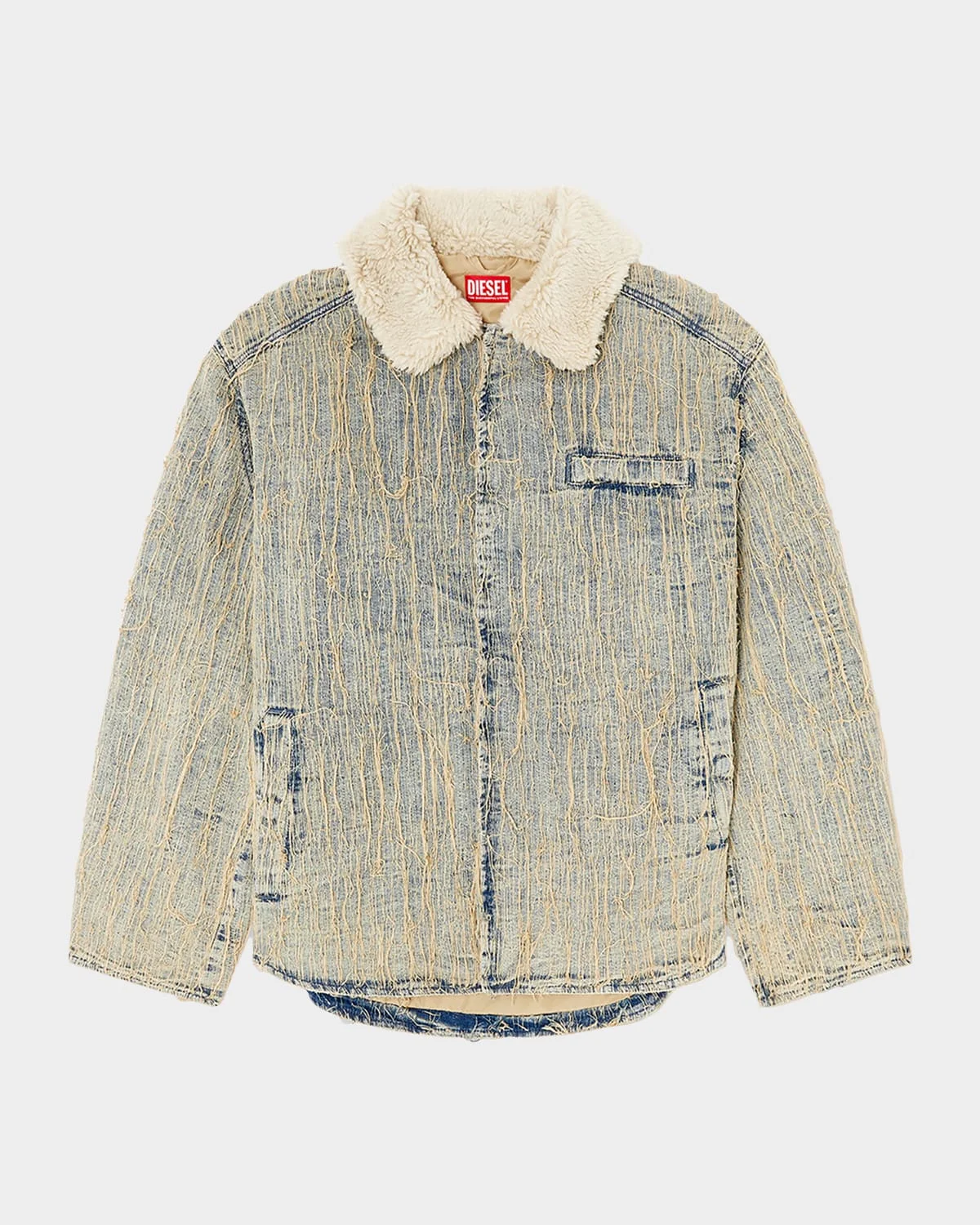 Men's D-Ivar-S Furry Collar Jacket - 1