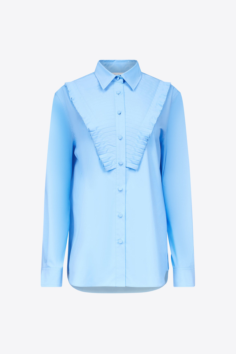 PLEATED RUFFLE BIB TUXEDO SHIRT - 1