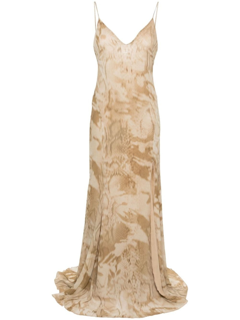 tie-dye crepe maxi dress 1