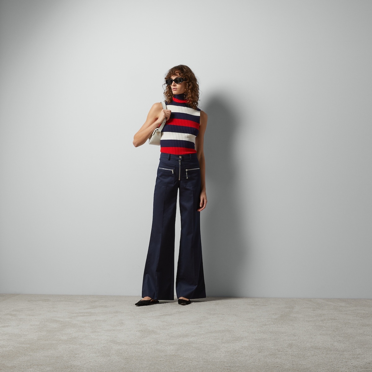 Cotton gabardine pants - 2