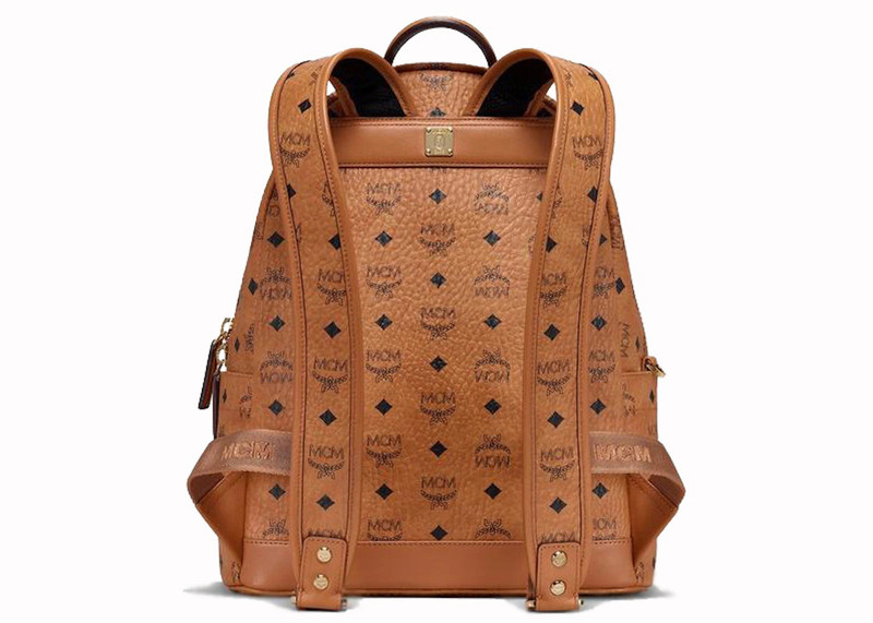MCM MCM x BAPE Shark Stark Backpack Visetos Cognac outlook
