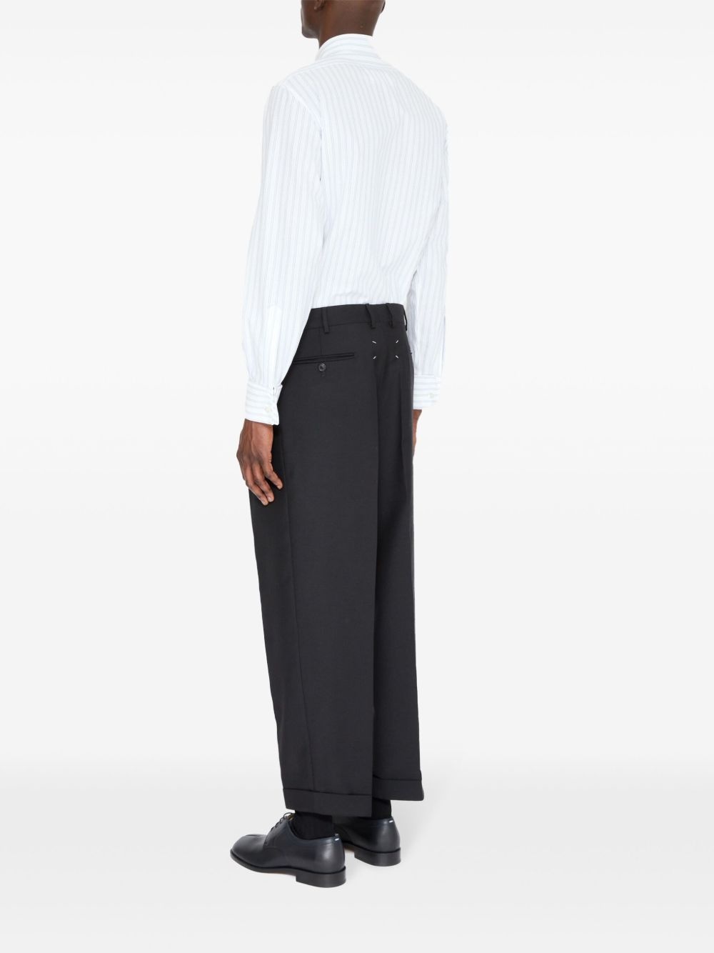 four-stitch logo tailored trousers - 4