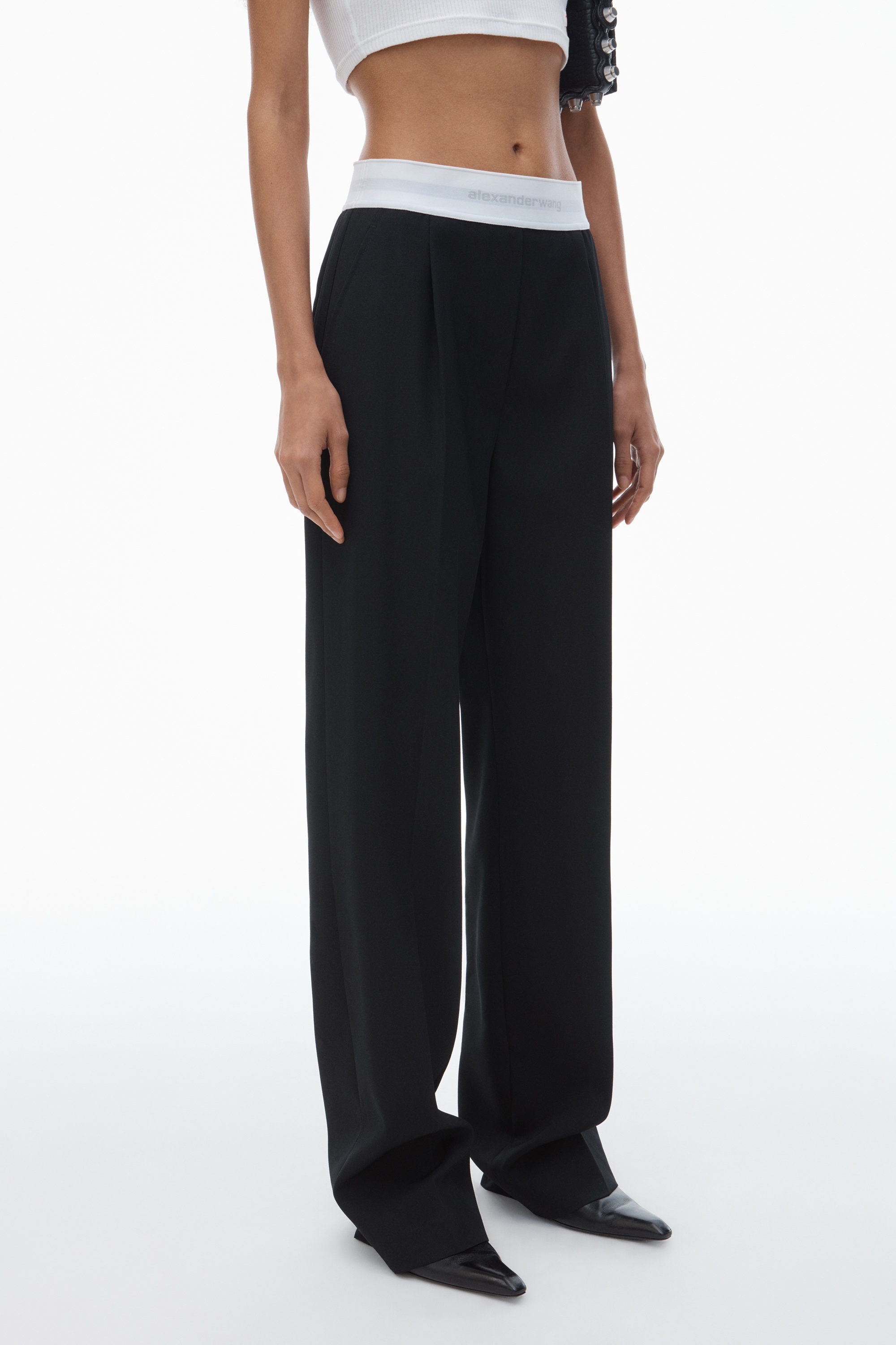 PLEATED TROUSER IN WOOL TAILORING - 3