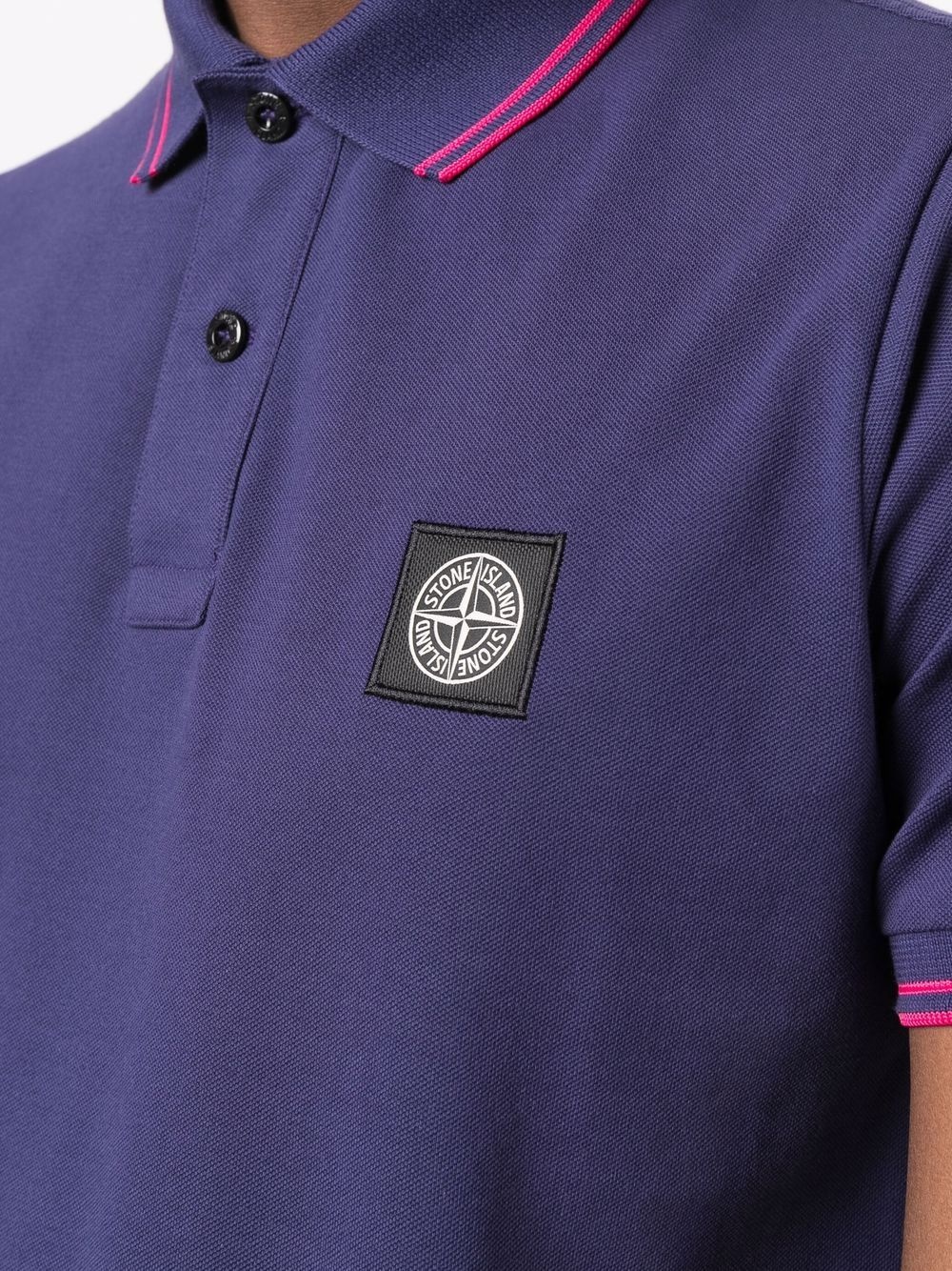 Compass patch polo shirt - 5