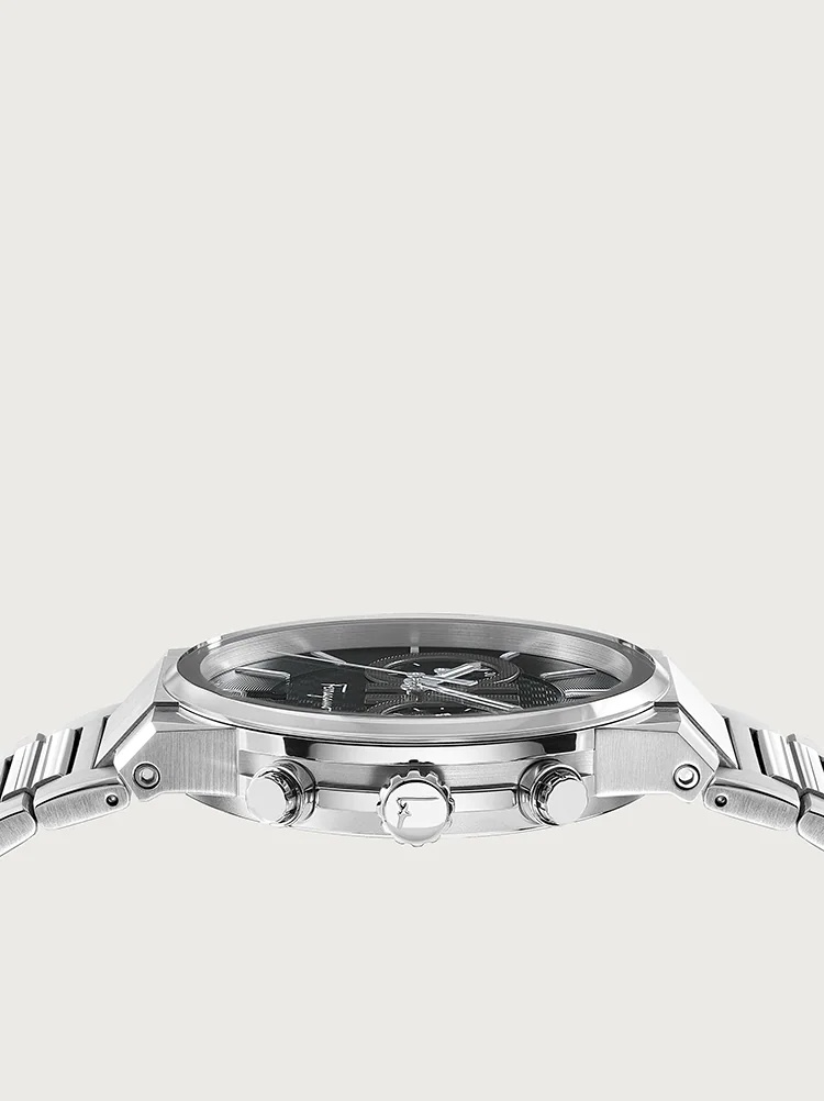 FERRAGAMO SAPPHIRE CHRONO WATCH - 3