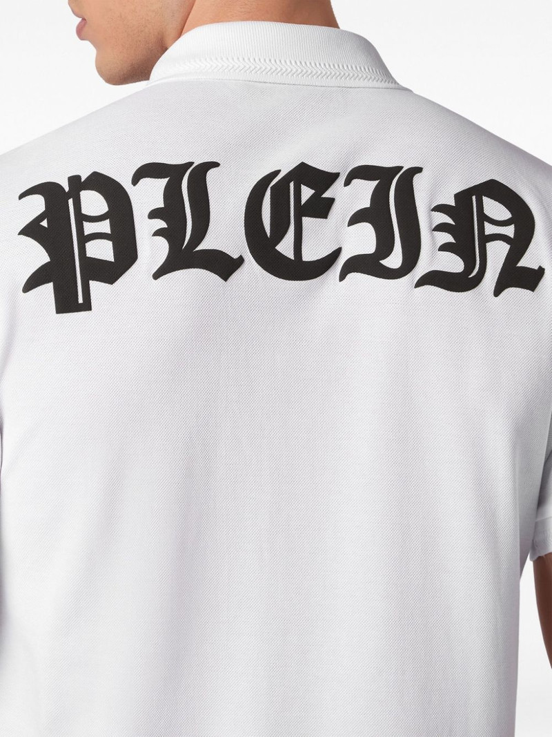 logo-print cotton polo shirt 5