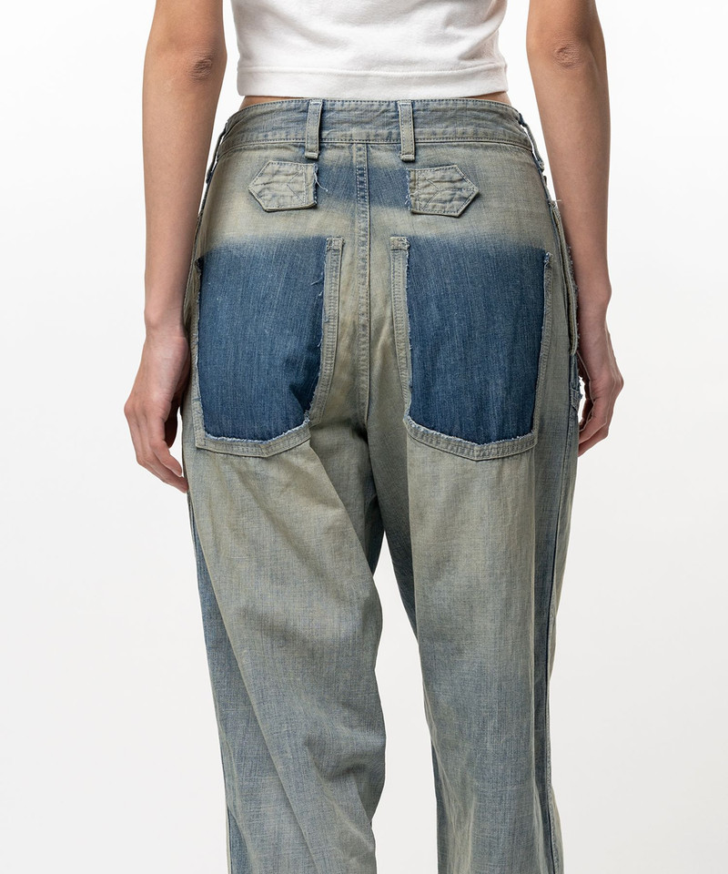 Cut-Out Pocket Denim Pants 23