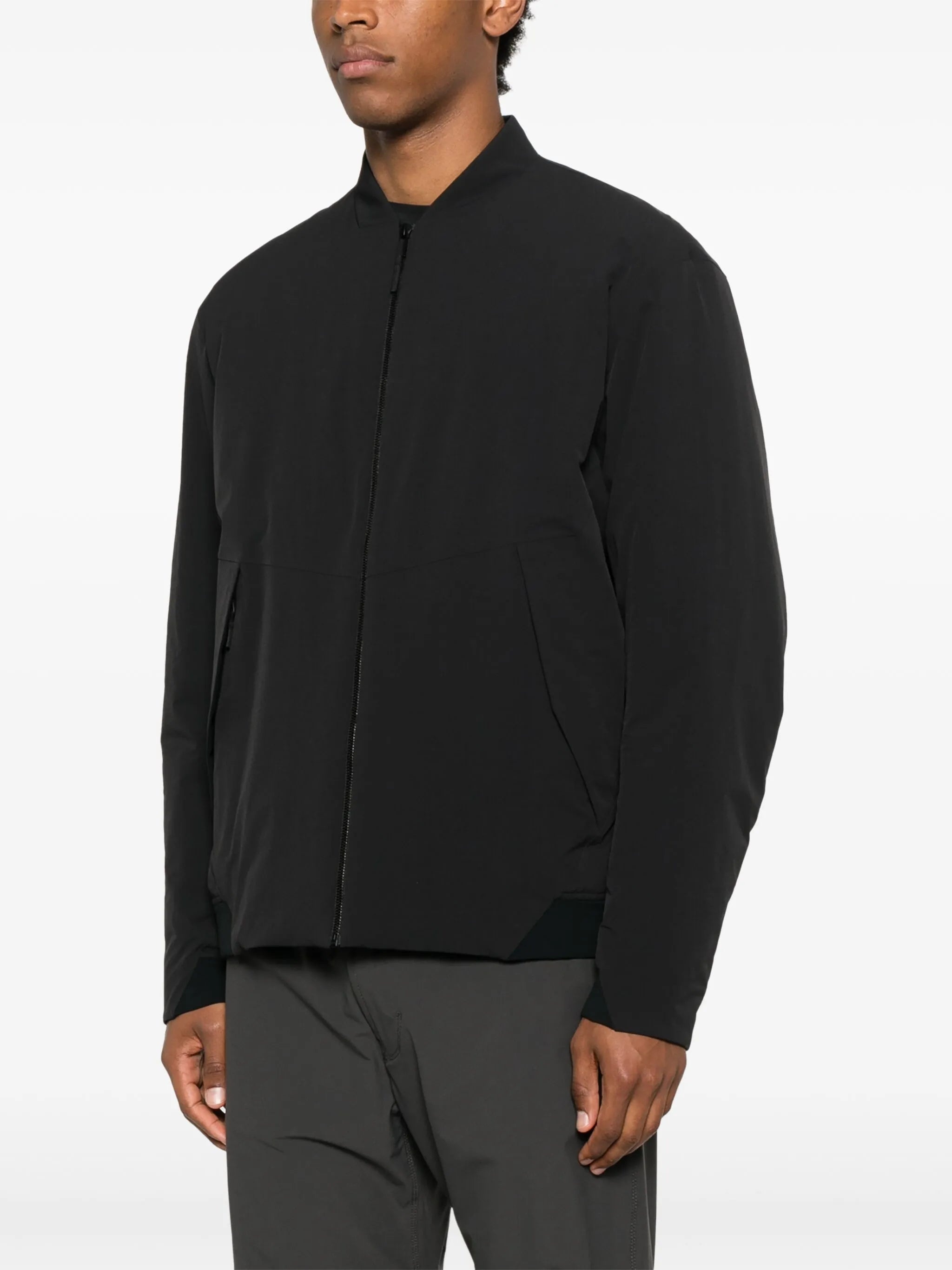 Baseball-collar Bomber Jacket - 5