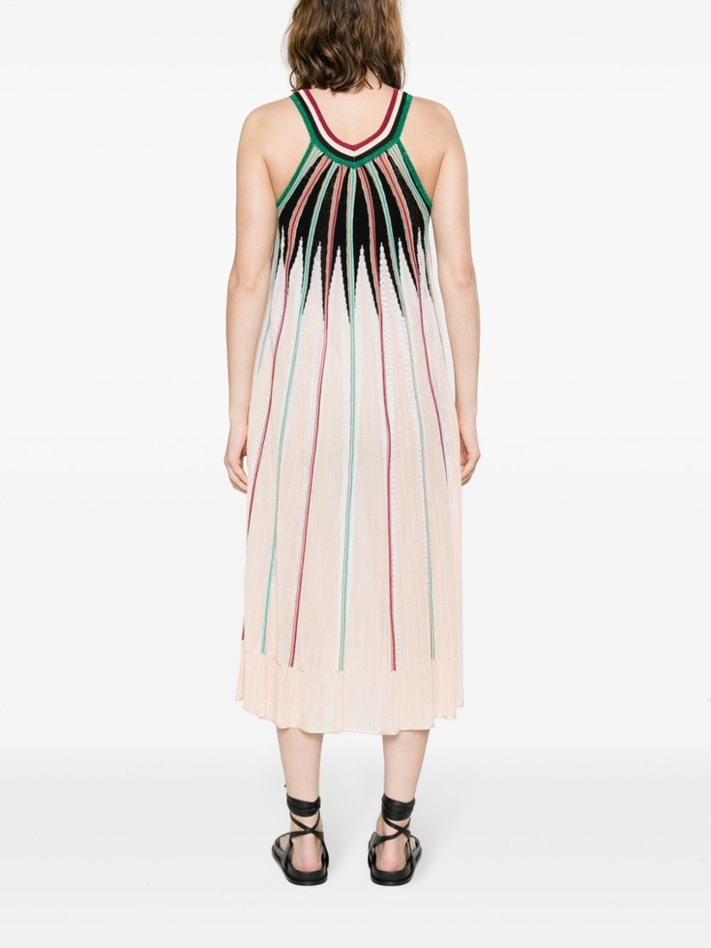 patterned intarsia-knit midi dress 4