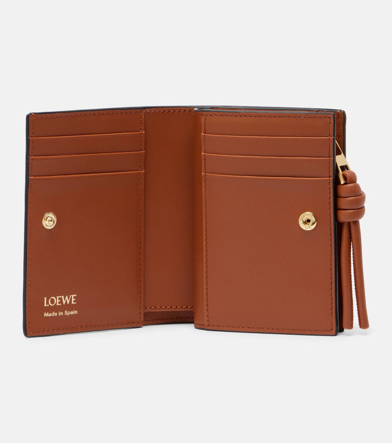 Knot leather wallet 3