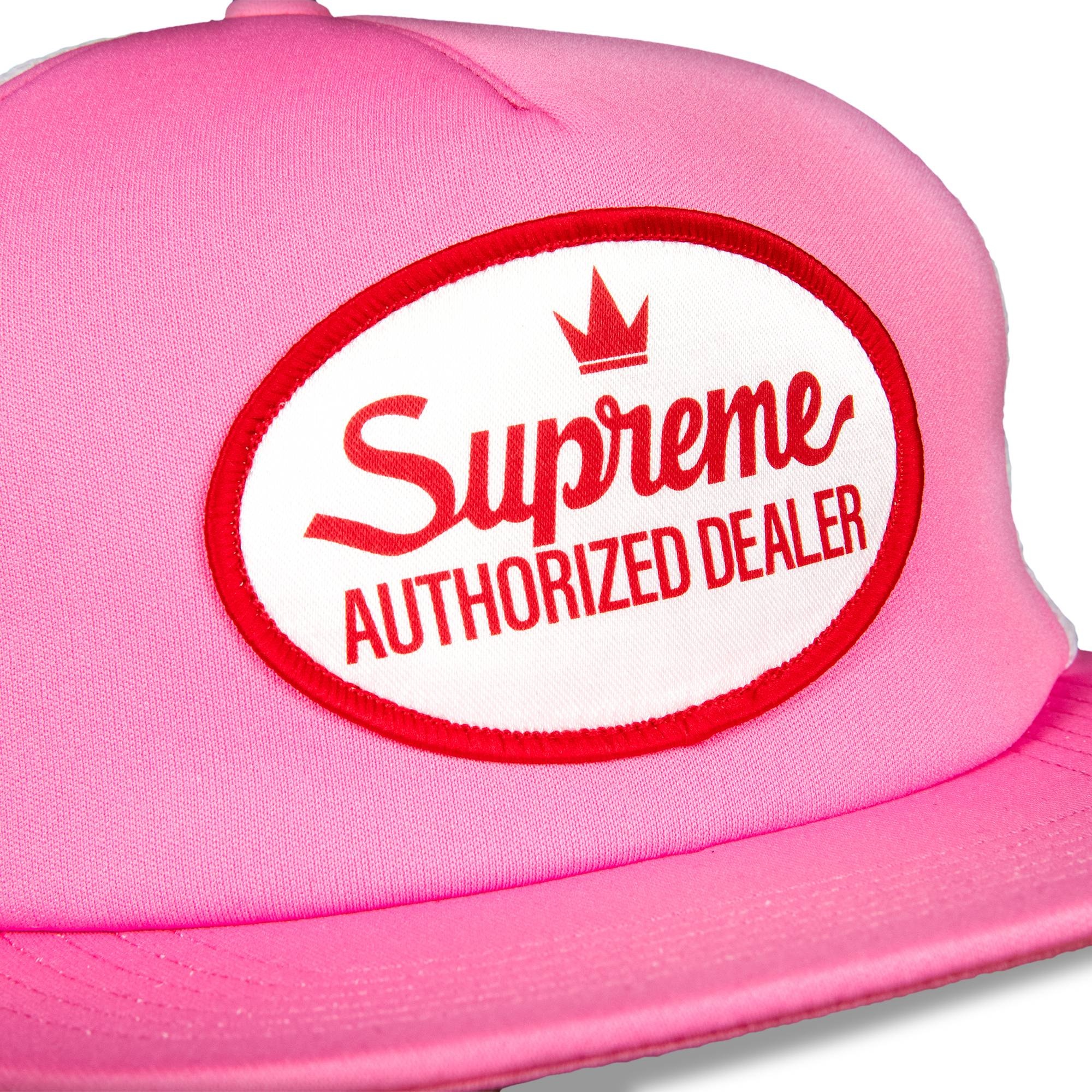 Supreme Authorized Mesh Back 5-Panel 'Pink' - 3