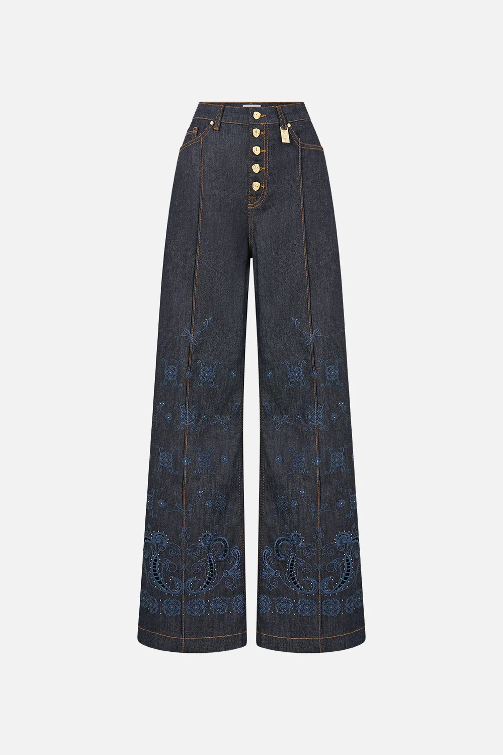 JENNA HIGH WAISTED FLARE DENIM - 1