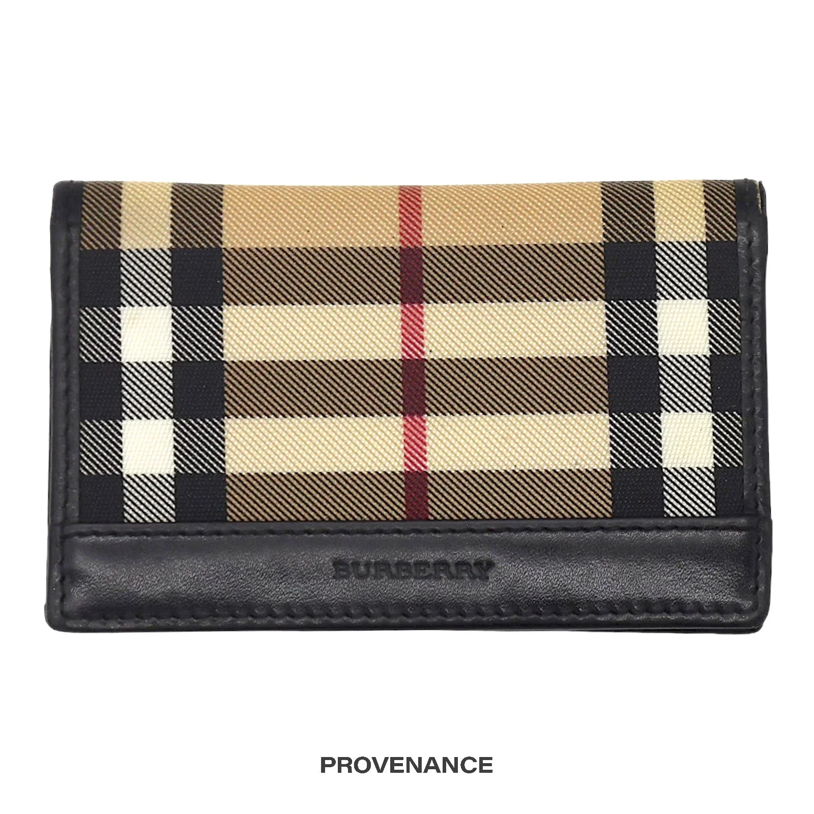 Burberry ID Pocket Organizer Wallet - Nova Check - 1