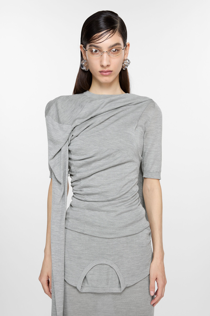 Acne Studios Layered top - Light grey outlook