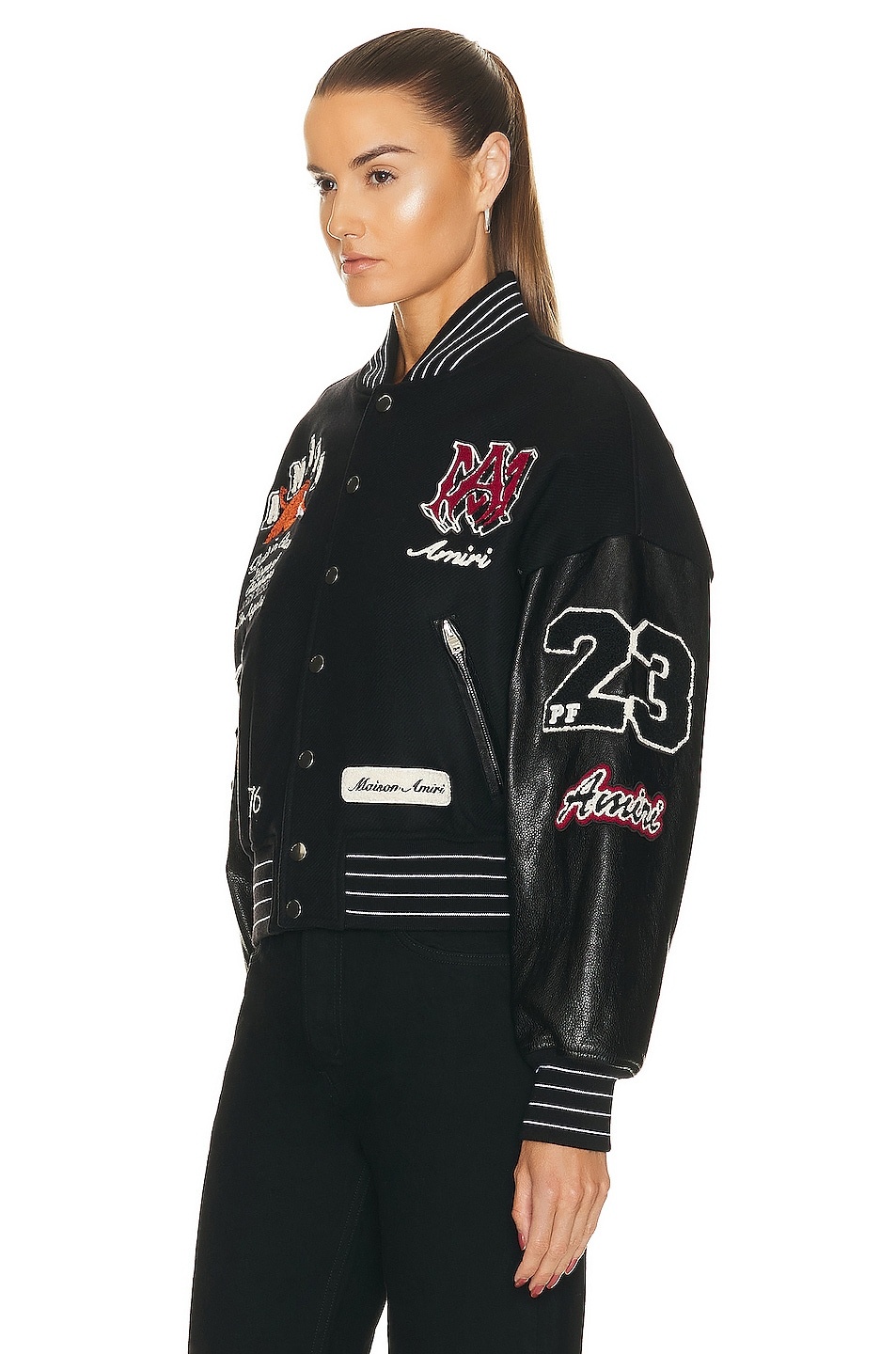 ジャケット・アウター AMIRI VINTAGE PATCH VARSITY BOMB 専用)鑑定済み AMIRI VINTAGE PATCH VARSITY BOMB - メルカリ