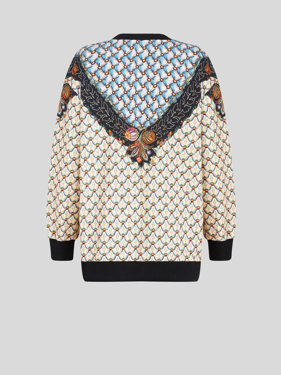 ROUND NECK PRINTED SWEATSHIRT - 5