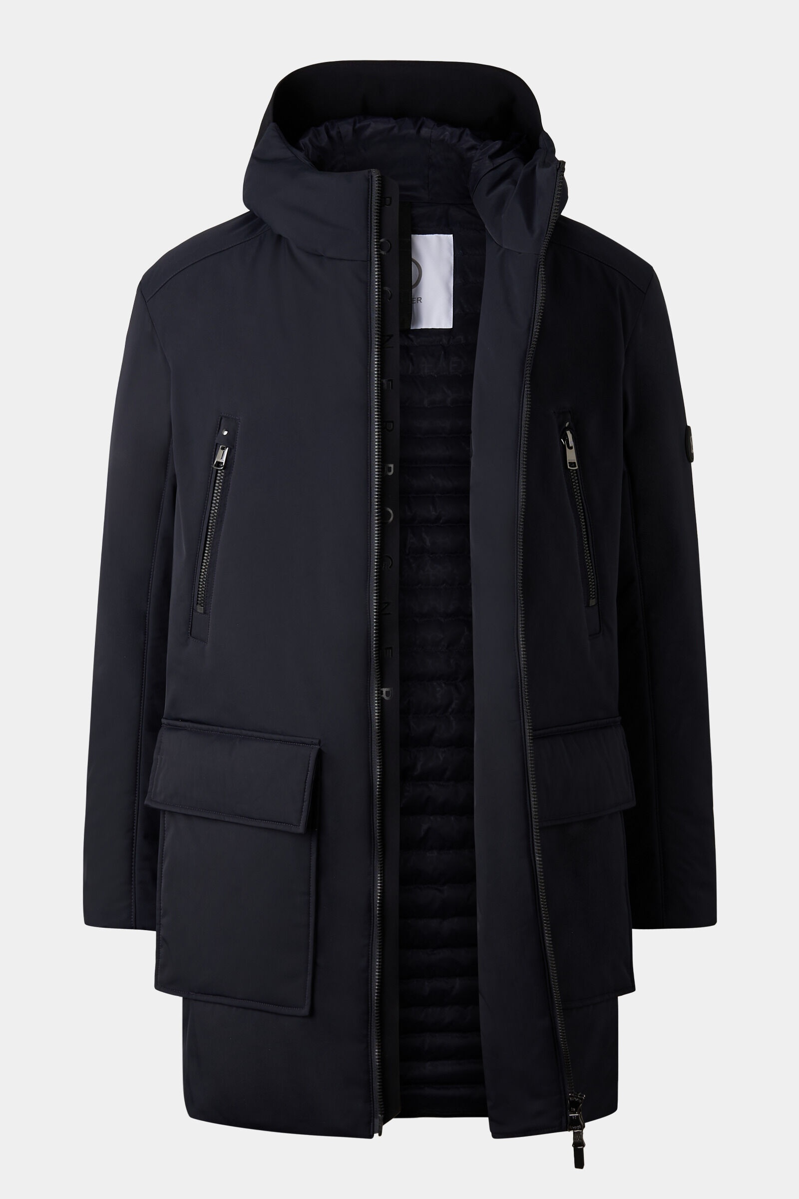 Janis Down parka in Navy blue - 9