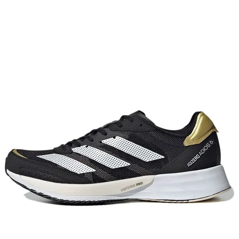 (WMNS) adidas Adizero Adios 6 '블랙 골드 메탈릭' H67511 - 1