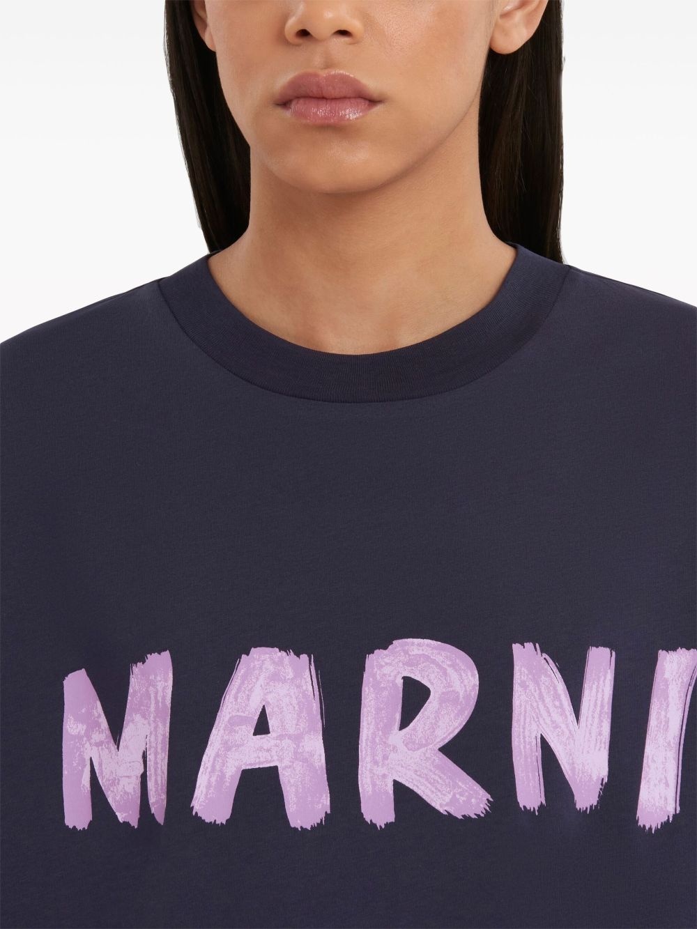 logo-print cotton T-shirt - 4