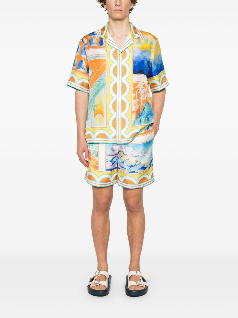 CASABLANCA Surreal Pool shirt outlook