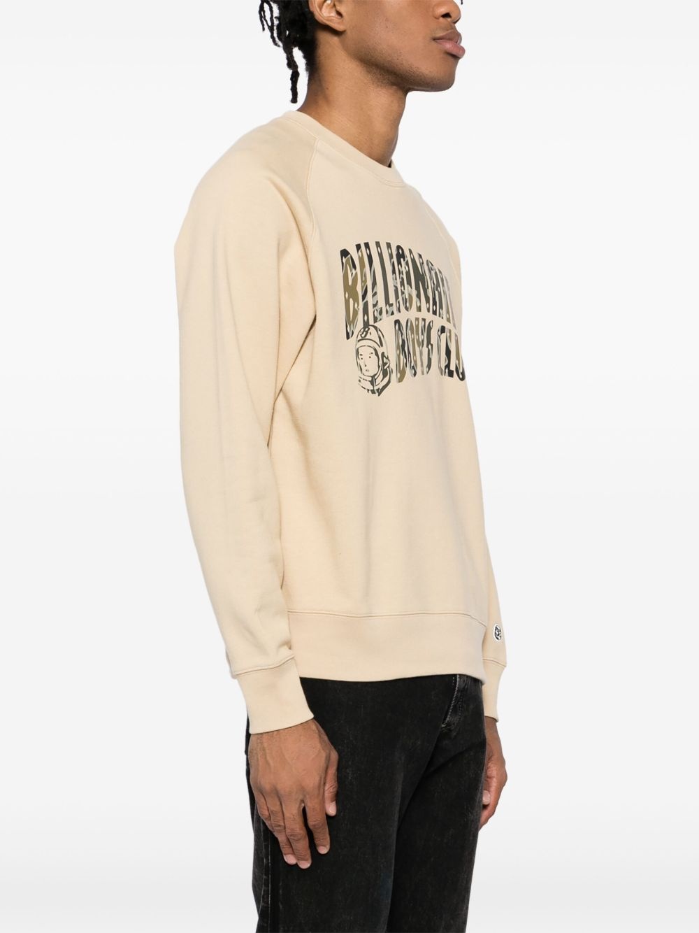 camouflage arch logo crewneck sweatshirt - 3